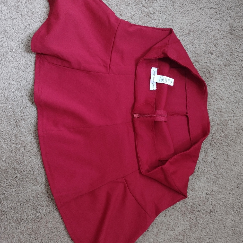 Red skirt